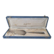 antique silver-plated cake server in its box
