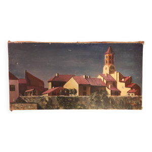 Peinture à l'huile sur - toile