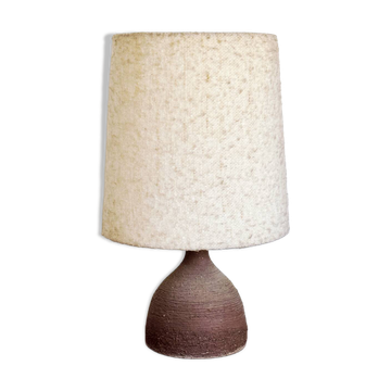 Vintage XL brutalist ceramic lamp