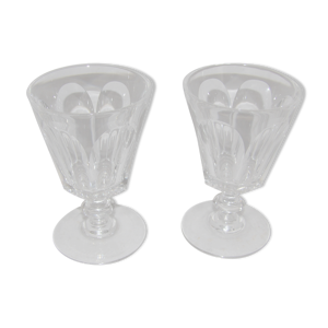 2 verres baccarat a vin