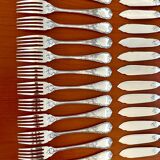 Christofle Marly model, fish cutlery, excellent condition