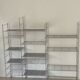 Modular chrome metal shelf