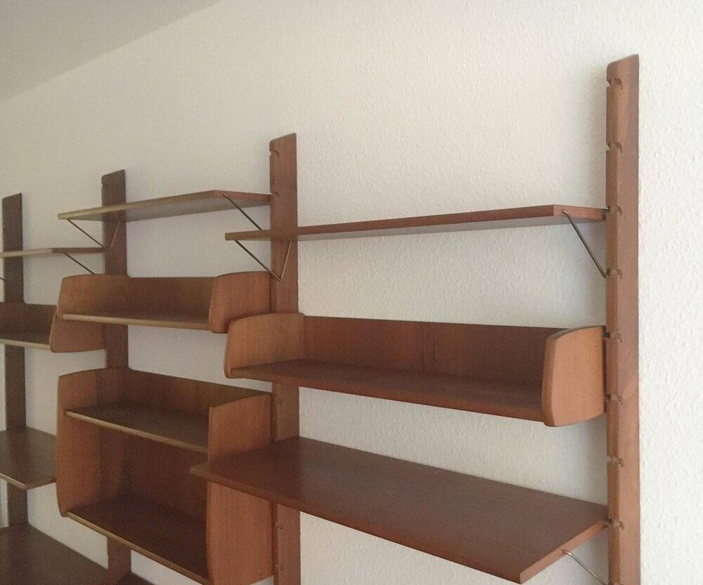 Mid-Century Modular Wall Unit Ergo in teak by John Texmon and Einar Blindheim for Blindheim Möbelfabrikk, 1960s.