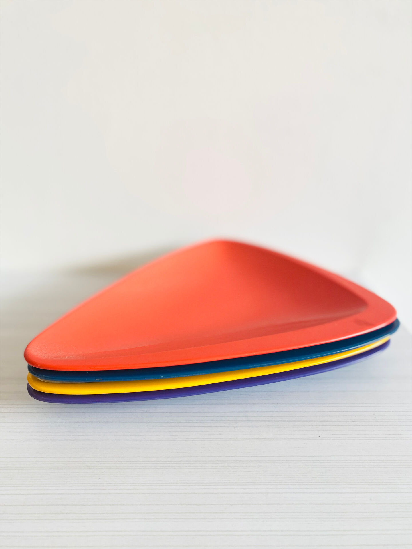 4 assiettes Mepal Service by Rosti design Bent Severin Danemark 70