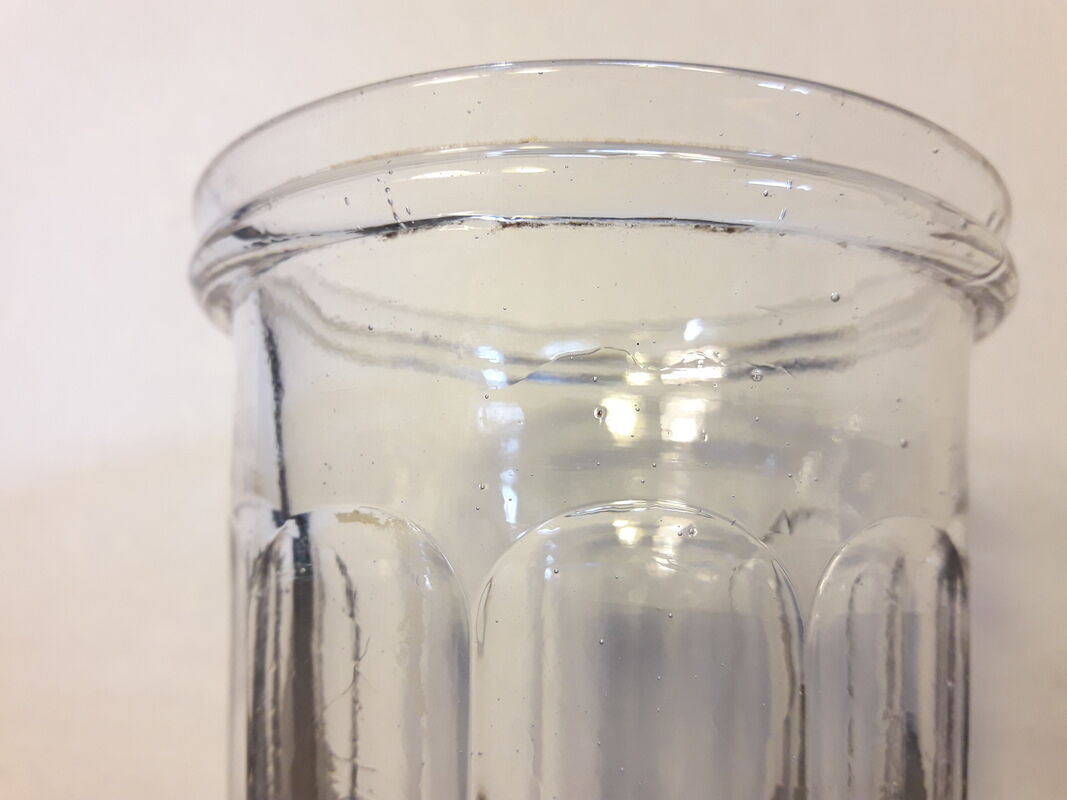 Jam jar XIXth glass -