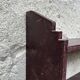 Antique wooden wall shelf, 133cm long