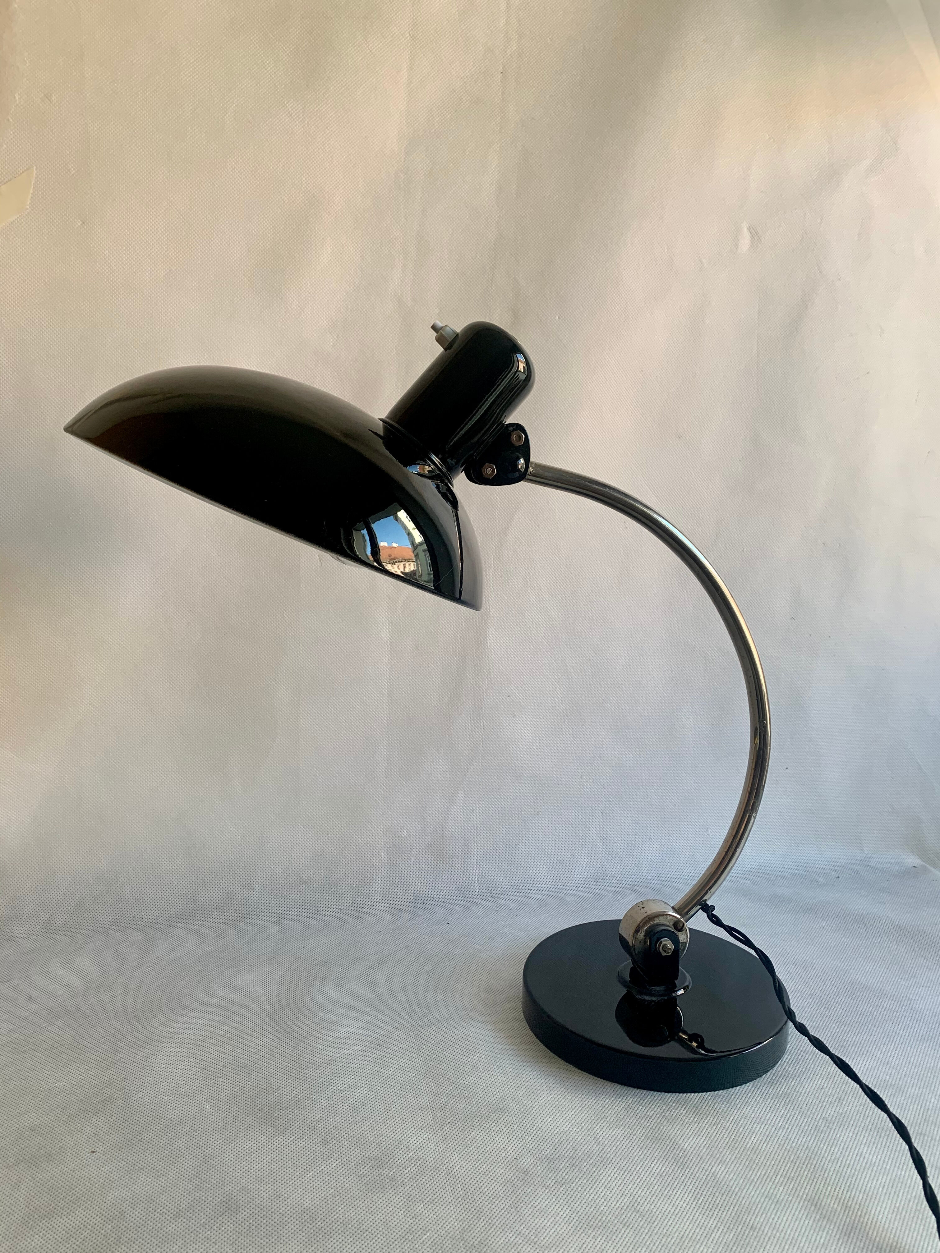 Vintage Bauhaus Table Lamp by Christian Dell for Koranda, 1930