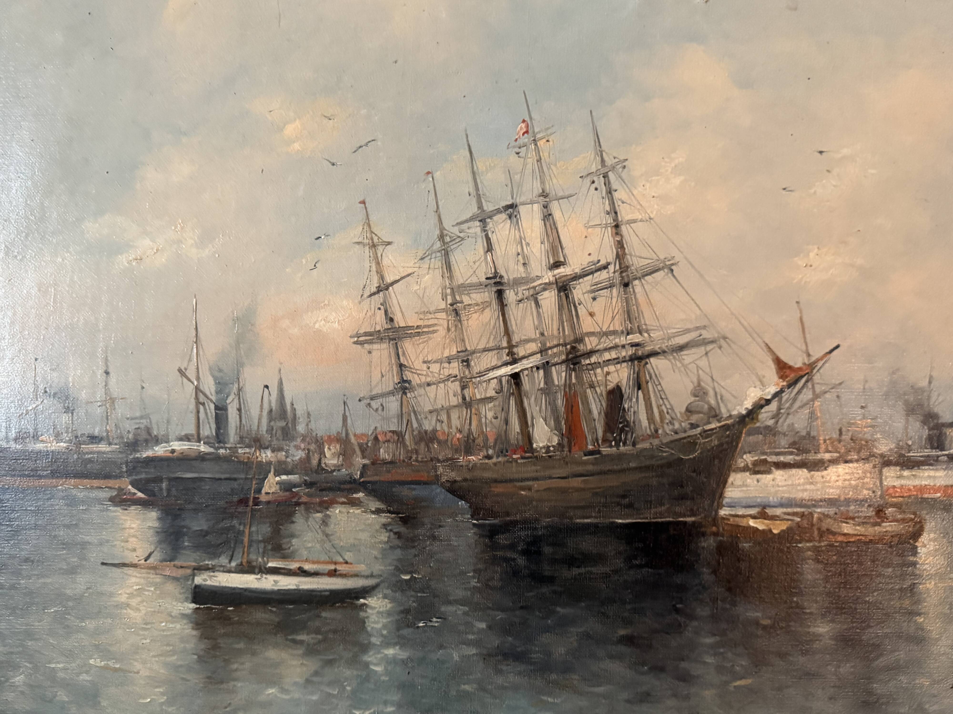 Port de Cologne daté 1905