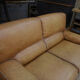 Contemporary brown vintage leather sofa