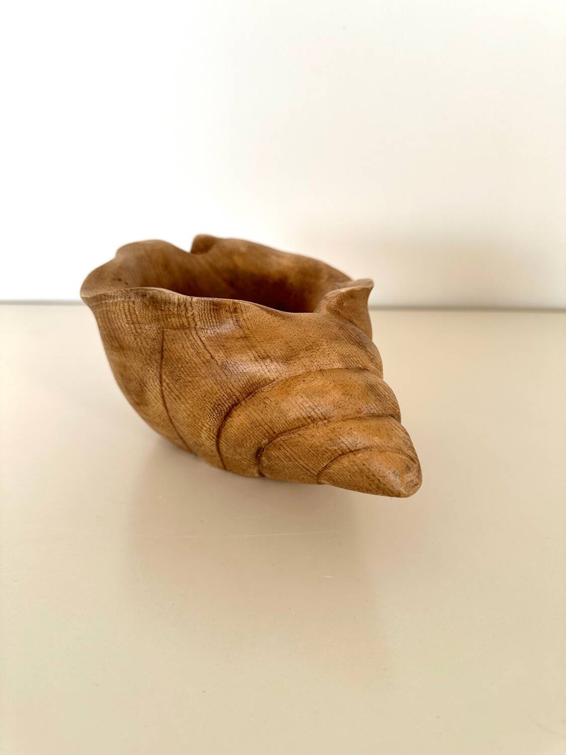 Coupelle en bois coquillage