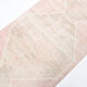 3x11 dusty beige & brown vintage runner rug