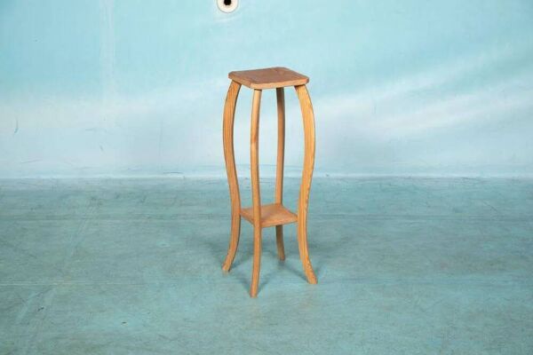 Étagère à plantes vintage en bois de pin, support pour plantes Suède 1960