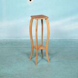 Vintage pine plant shelf, plant stand Sweden 1960