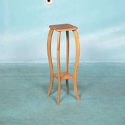 Vintage pine plant shelf, plant stand Sweden 1960