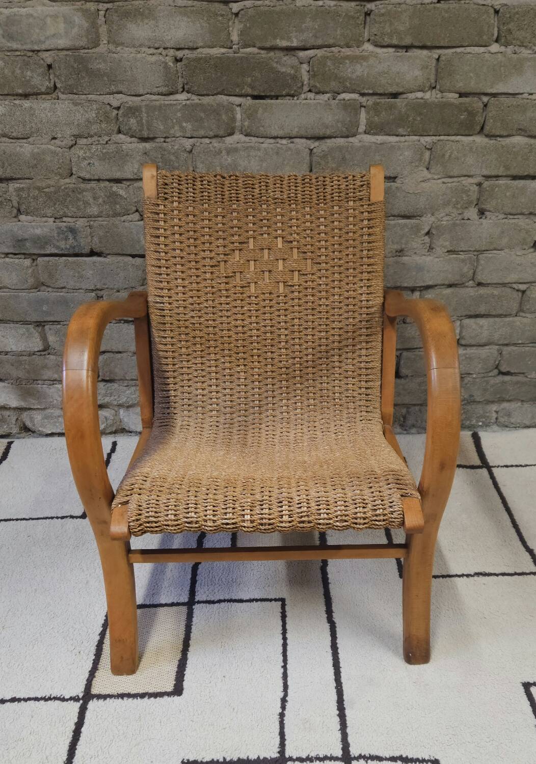 Erich Diekmann rope armchair 1960