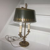 Old hot water bottle lamp