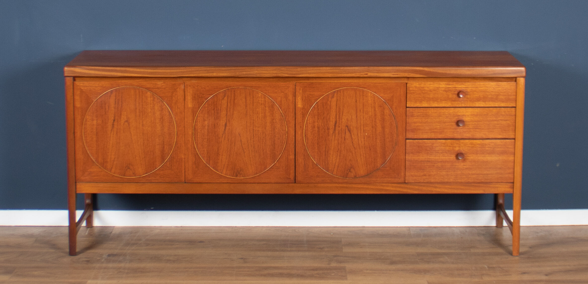 Retro teak 1960s nathan circles mid century sideboard