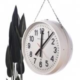 Double vintage station clock