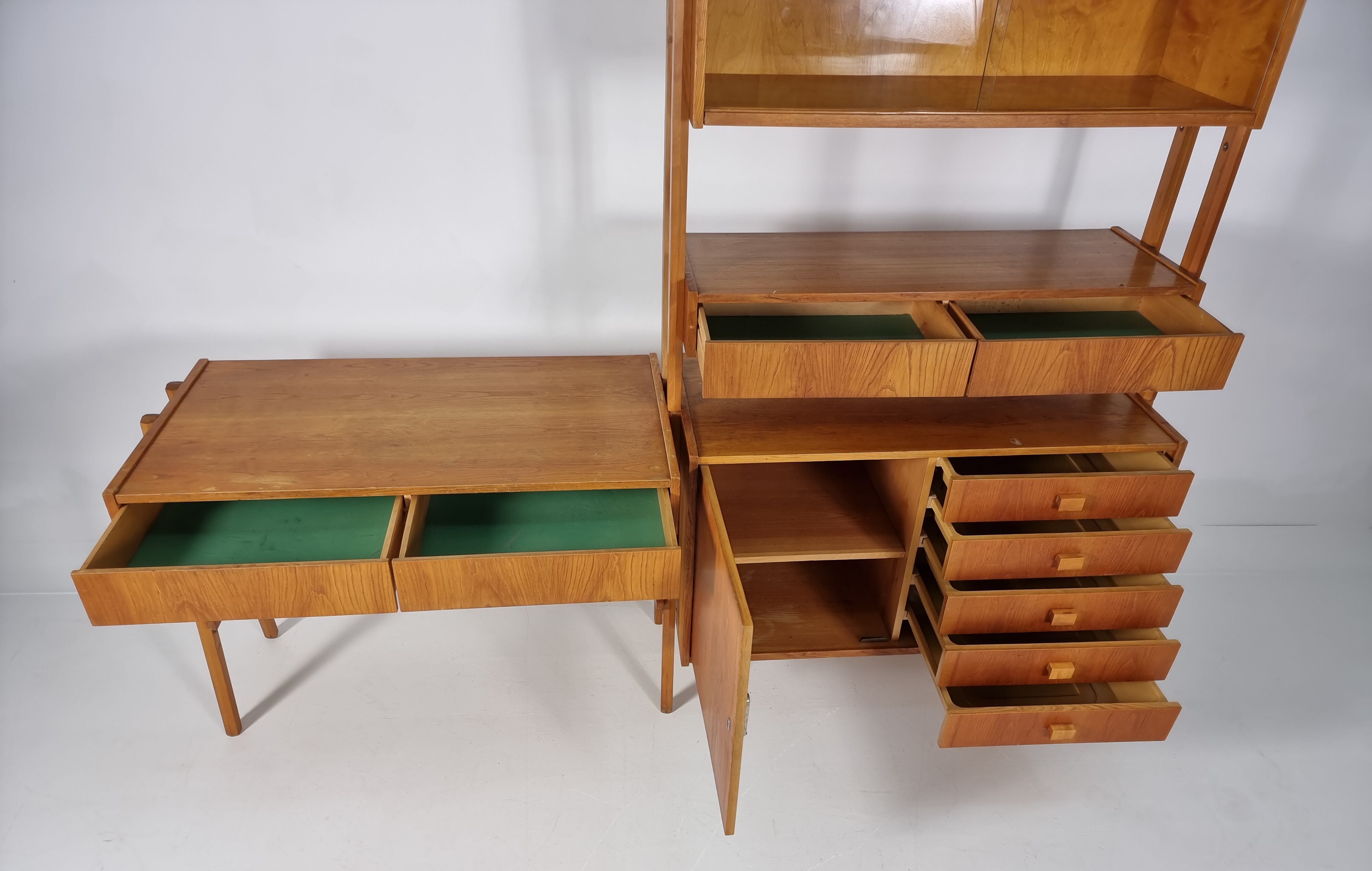 Cabinet set of Furniture by František Jirák, 1970s