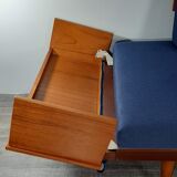 Daybed in Caisson en Teck by Ingmar Relling, Vintage Norwegian 1960s