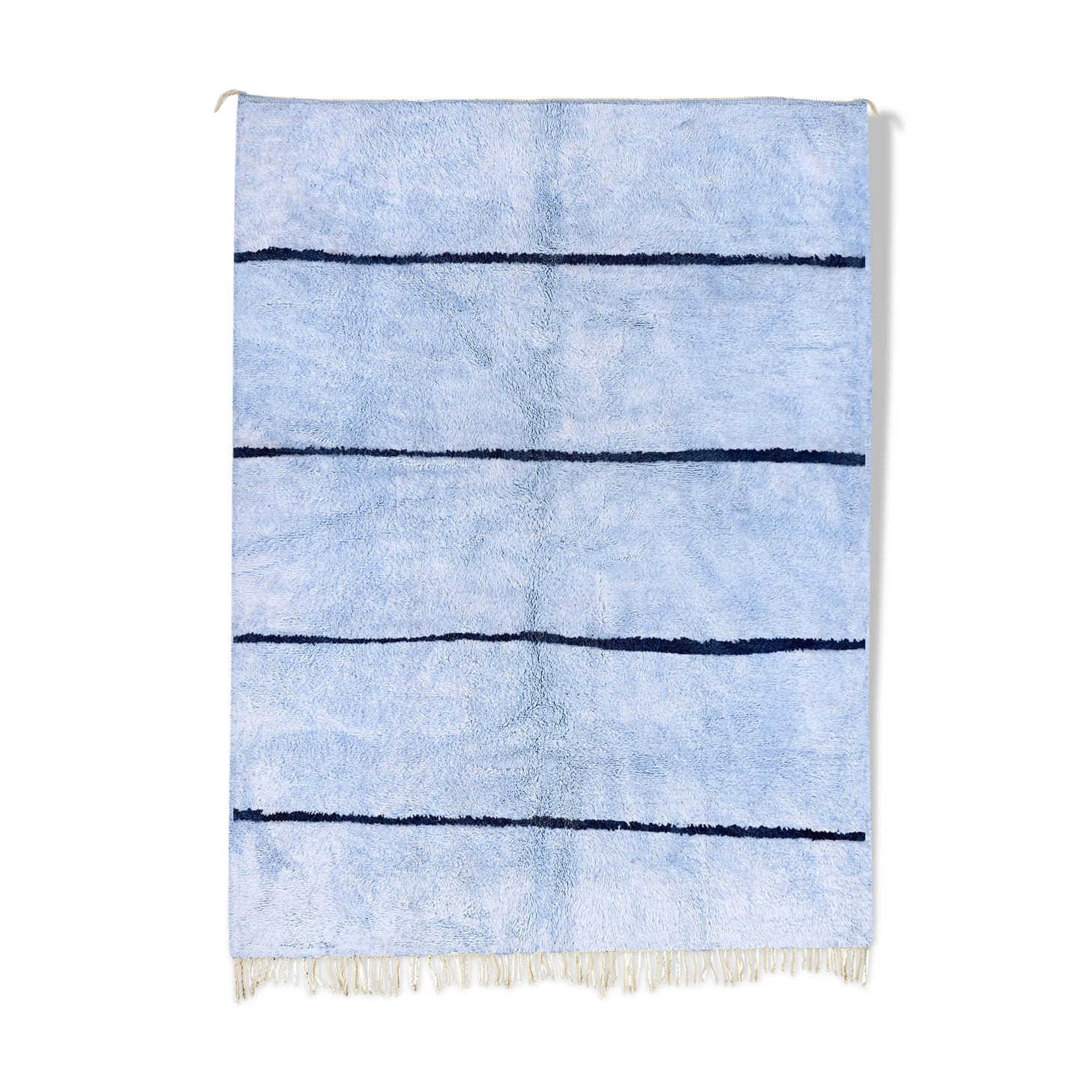 Modern Moroccan carpet blue