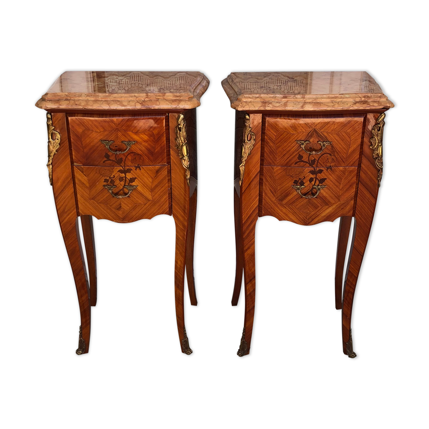Pair of bedside Louis XV
