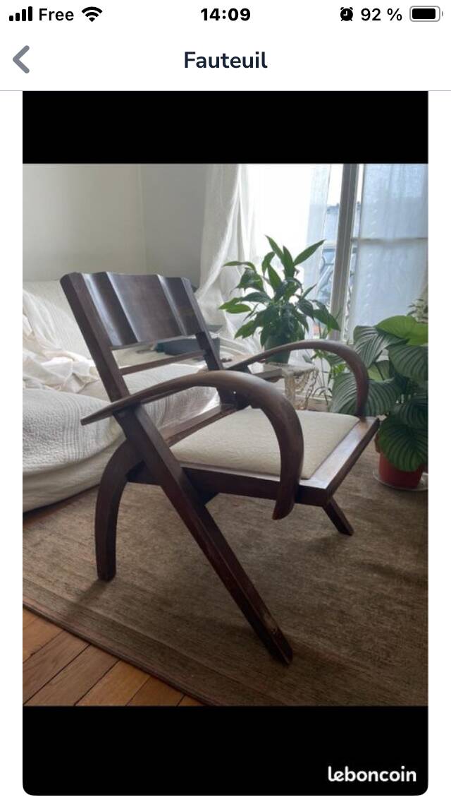 Colonial style armchair