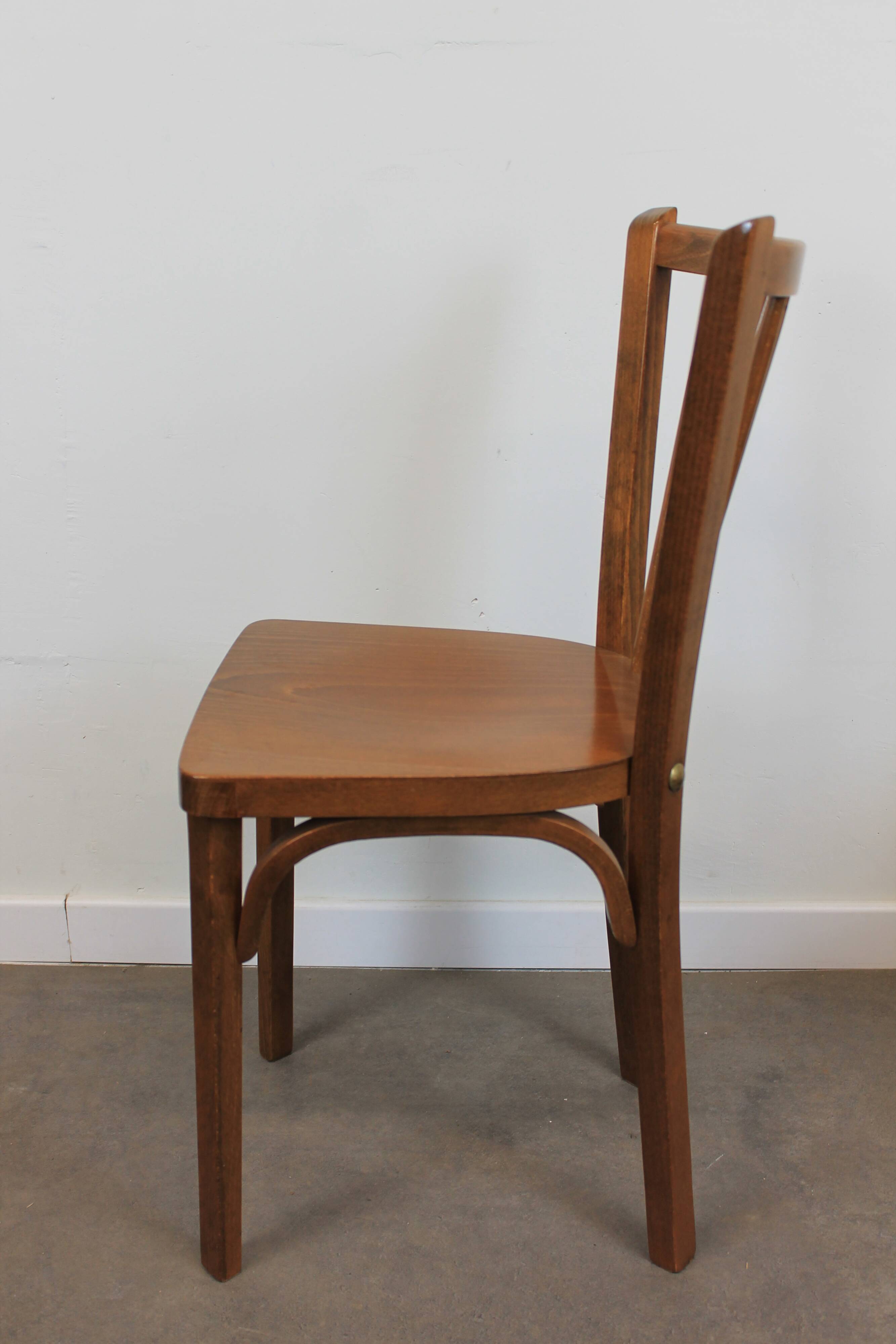 Set de 4 chaises bistrot Baumann n°56