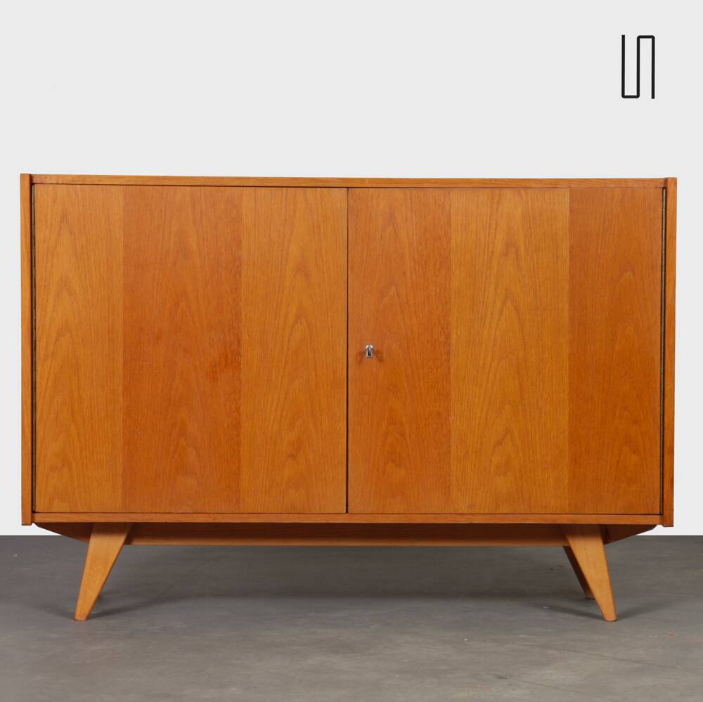Vintage chest of drawers by Jiroutek for Interier Praha model U-450, 1960s