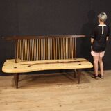 George Nakashima style wooden design sofa