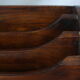 Vintage mail holder in cherry wood