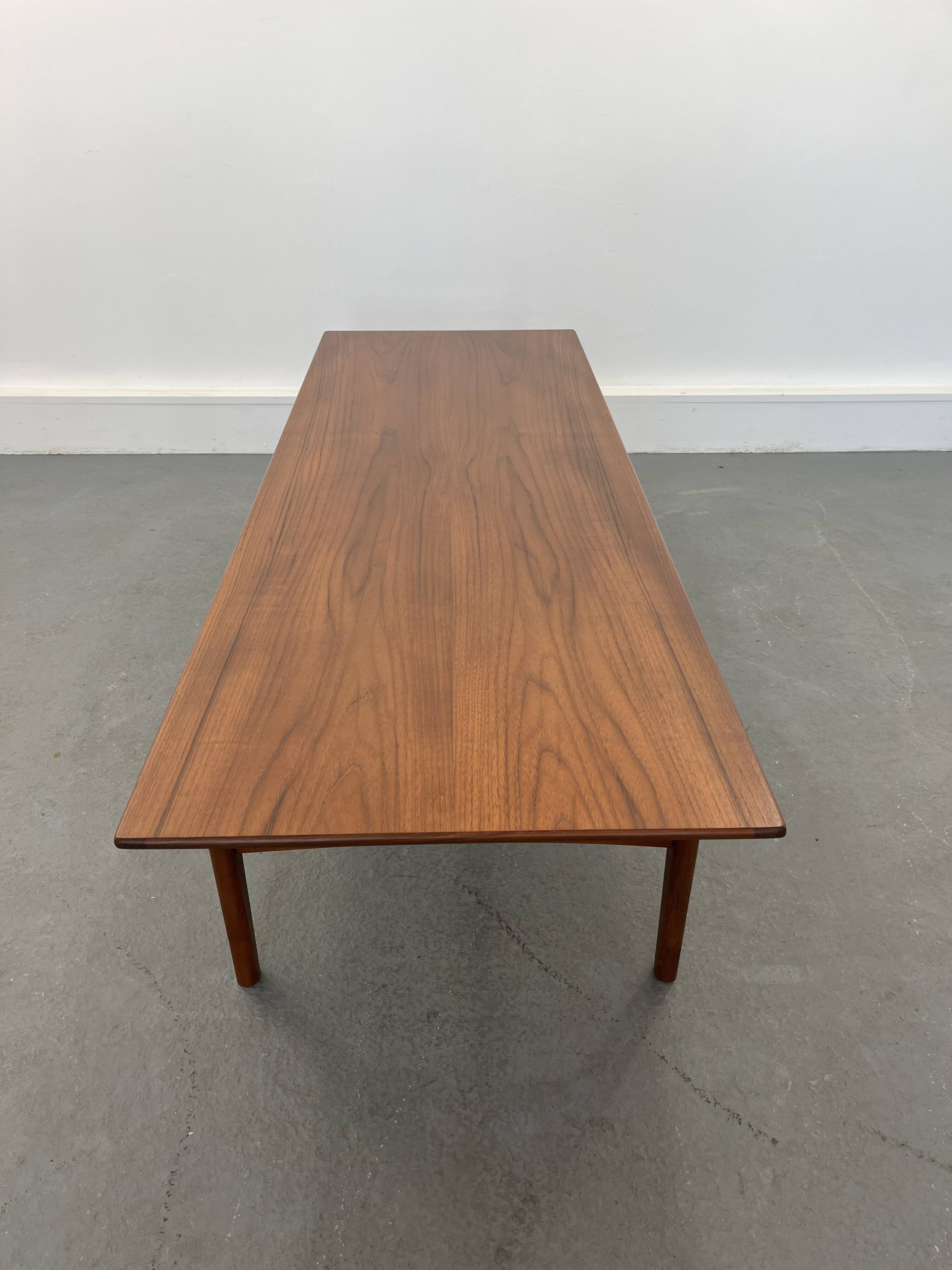 Scandinavian teak table by Niels Otto Møller, 1960s