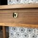 Nino desk in solid black wood