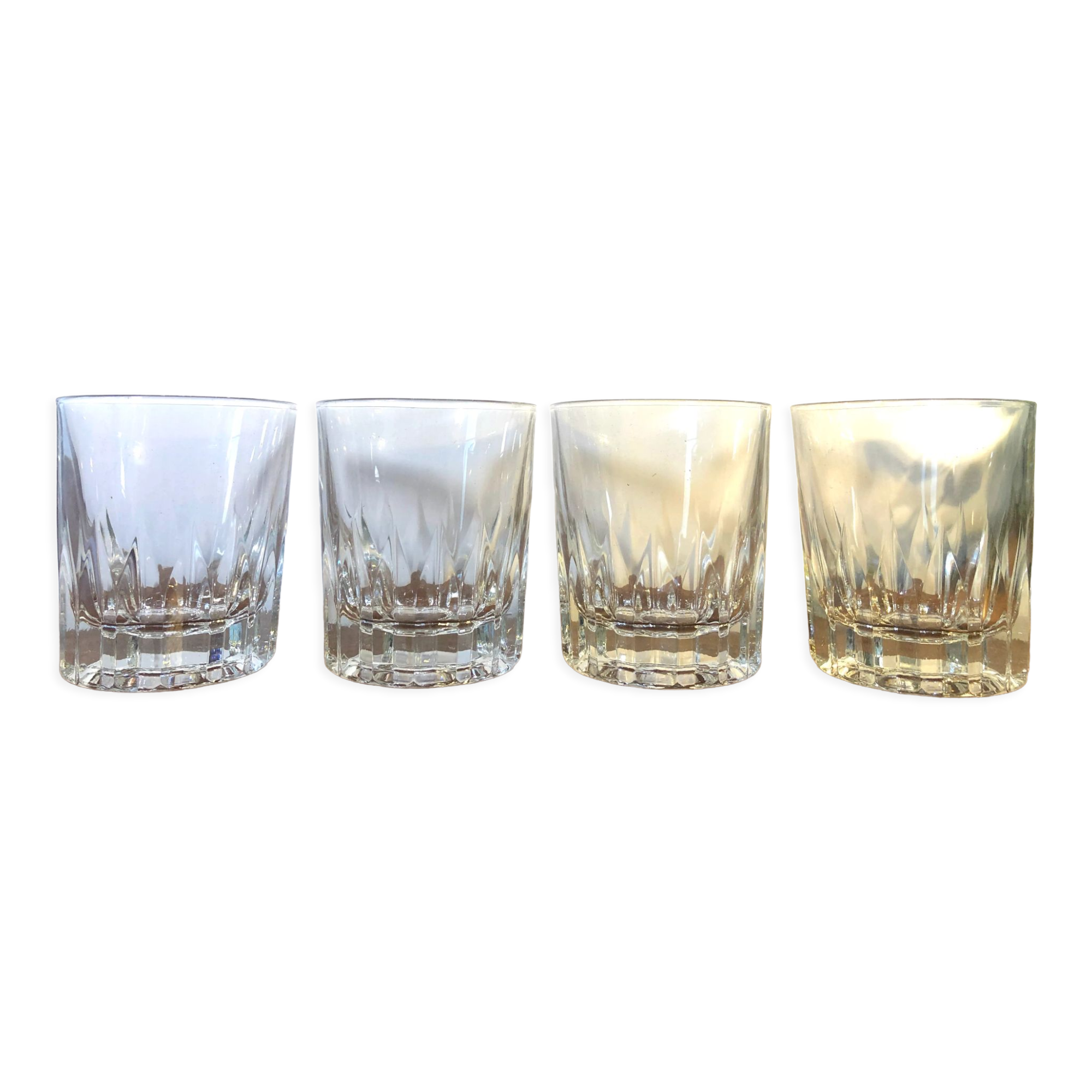 Wiskey glasses 1980s