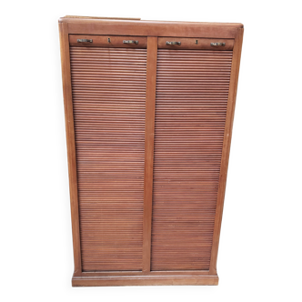 Art Deco period double curtain filing cabinet