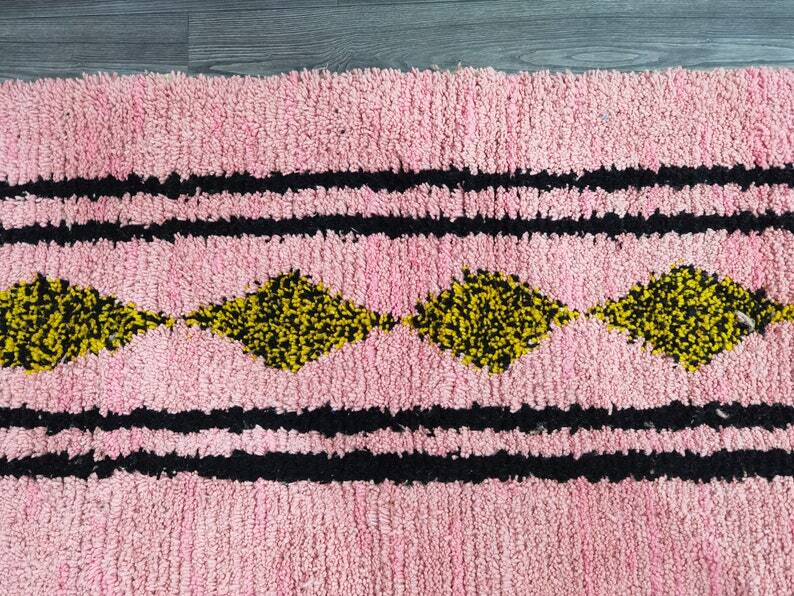 Large handmade wool rug 300x200cm