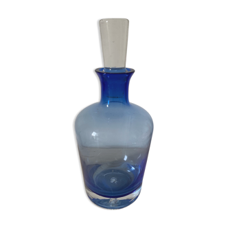 Blue decanter