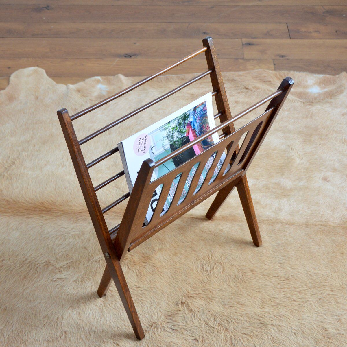 Porte revues pliant scandinave de Cees Braakman pour Pastoe 1960