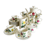 Gien pattern roses coffee service