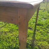 Cherry wood farmhouse table circa 1930
