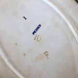 3 oval serving dishes - Dresden porcelain - Floral pattern