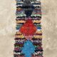 Tapis Marocain Boucherouite coloré - 67 x 162 cm