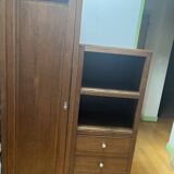 Wooden cabinet with drawers and shelves