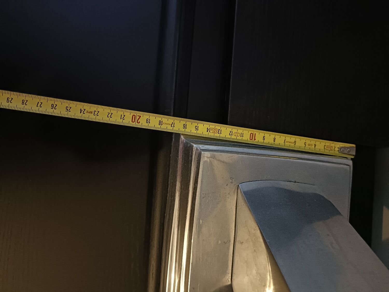 Lamp in X, cross, steel, design