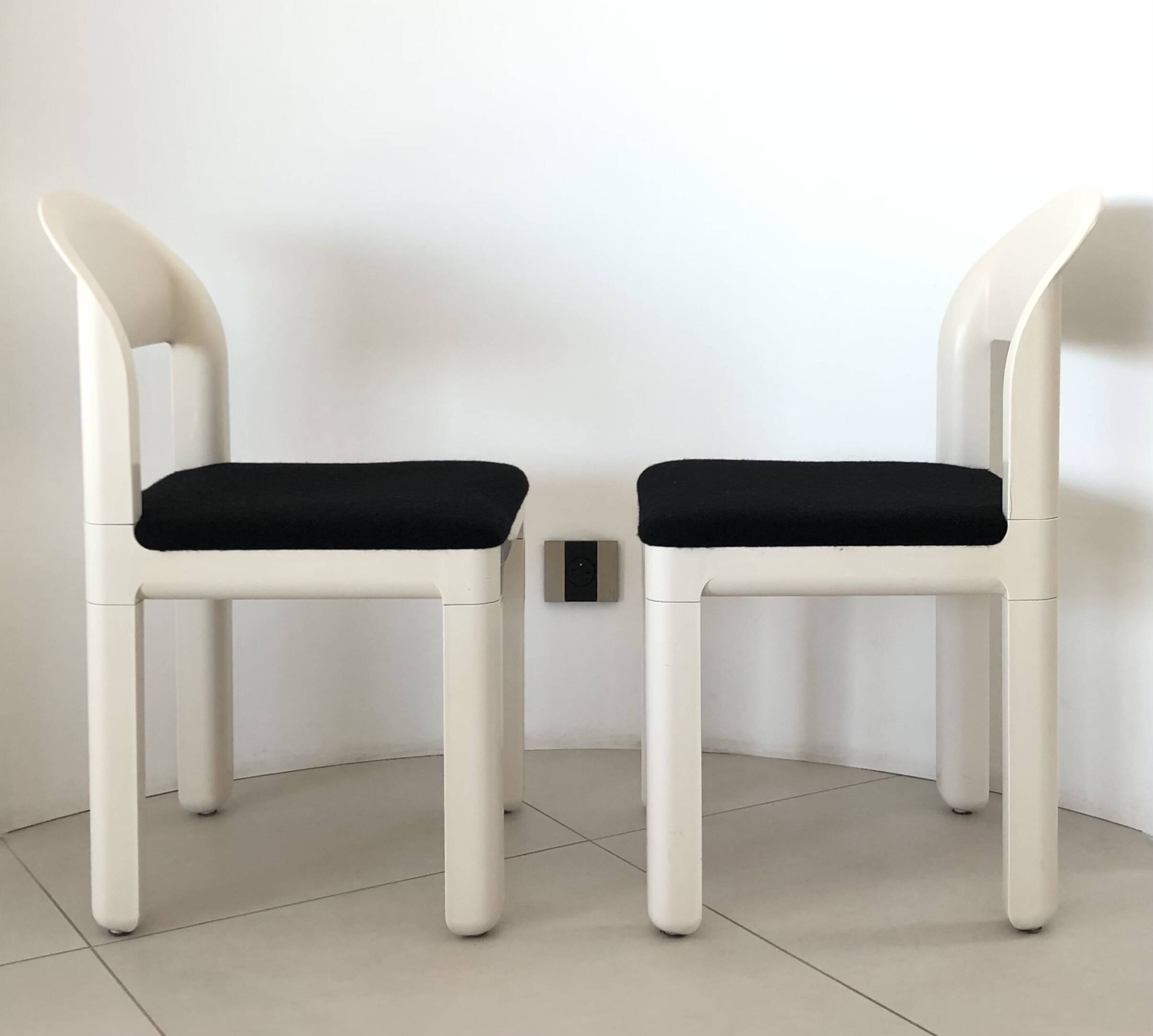 Chaises Joint par Massoni & Pelizza pour iGuzzini, Italie années 70