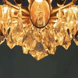 Lustre Palwa milieu du siècle en cristal