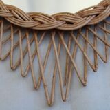 Wicker mirror 52cm