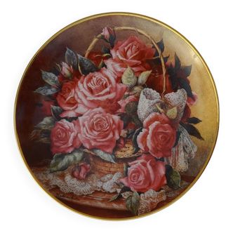 Franklin Mint pink Grace de Monaco dessert plate Katherine Austen n° E7839