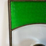 Stained glass beveled glass and cabochon