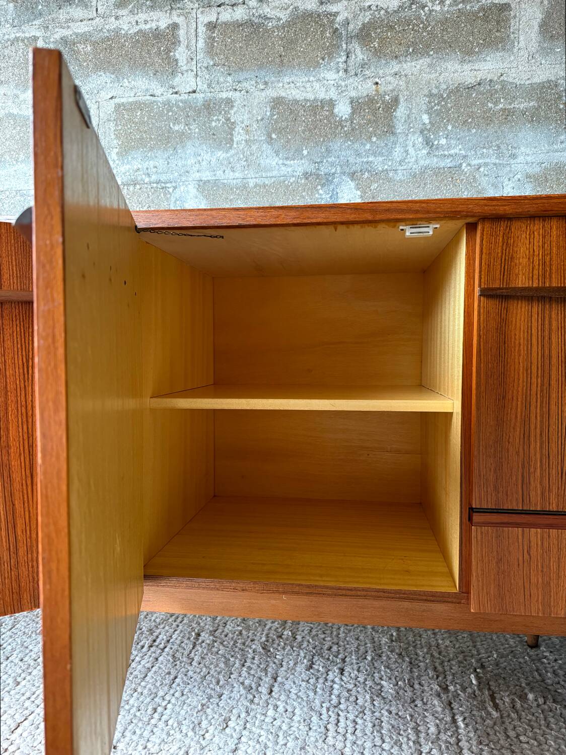 Vintage Scandinavian teak sideboard - 1960s/70s